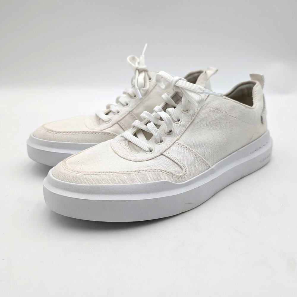 Cole Haan GrandPro Rally Canvas Court Sneaker Men's White Size US7M EU40